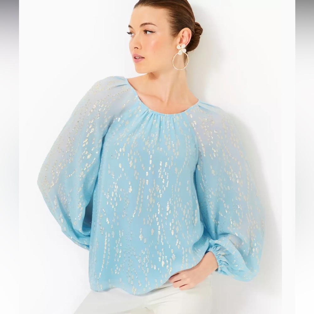 Lilly Pulitzer Noraleen Silk Top